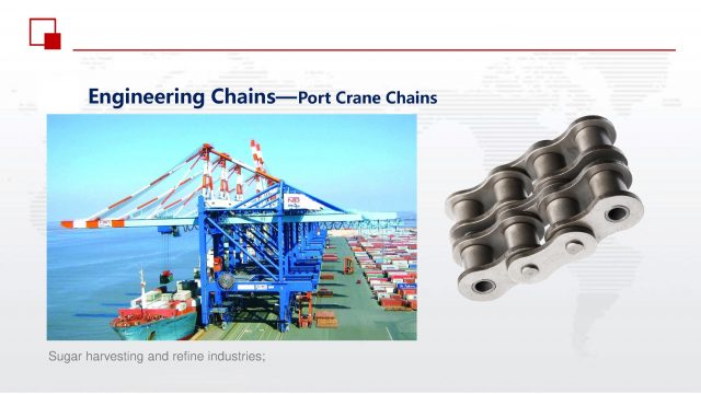 port crane chains